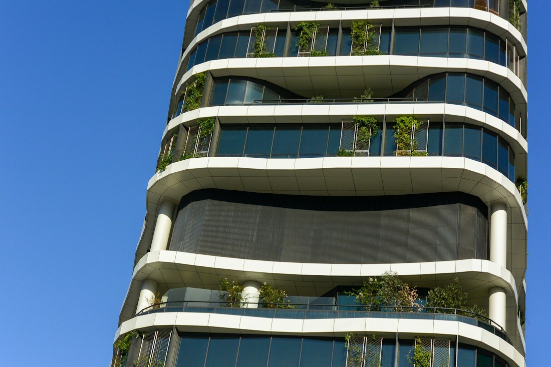 Office architecture in Docklands, Melbourne.